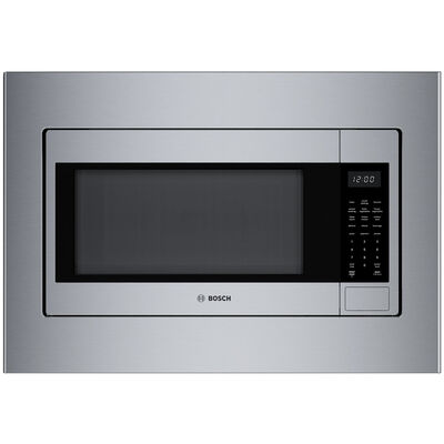Bosch 300 Series 24 in. 2.1 cu. ft. Built-In Microwave with Sensor Cooking - Stainless Steel | HMB30155UC