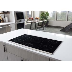 LG Studio 30 in. 5-Burner Electric Cooktop with Simmer Burner & Power Burner - Stainless Steel, , hires