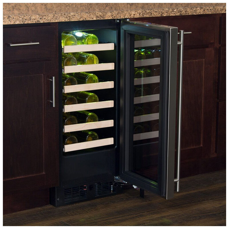 Marvel 15" Compact Built-In Wine Coolers with 24 Bottle Capacity, Single Temperature Zone & Digital Control - Custom Panel Ready, , hires