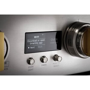 Monogram Statement Series 36 in. 6.2 cu. ft. Smart Standard Convection Gas Range with 4 Sealed Burners & Griddle - Stainless Steel, , hires