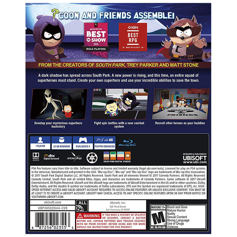 South Park: The Fractured But Whole for PS4, , hires