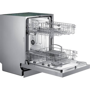 Samsung 24 in. Built-In Dishwasher with Front Control, 52 dBA Sound Level, 12 Place Settings, 4 Wash Cycles & Sanitize Cycle - Stainless Steel, , hires