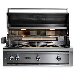 Lynx Professional 42 in. 3-Burner Built-In Liquid Propane Gas Grill with Rotisserie & Smoker Box - Stainless Steel, , hires