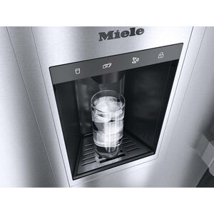 Miele MasterCool Series 18 in. 7.8 cu. ft. Built-in Smart Compact Upright Freezer with Ice-Maker & Adjustable Shelves - Custom Panel Ready, , hires