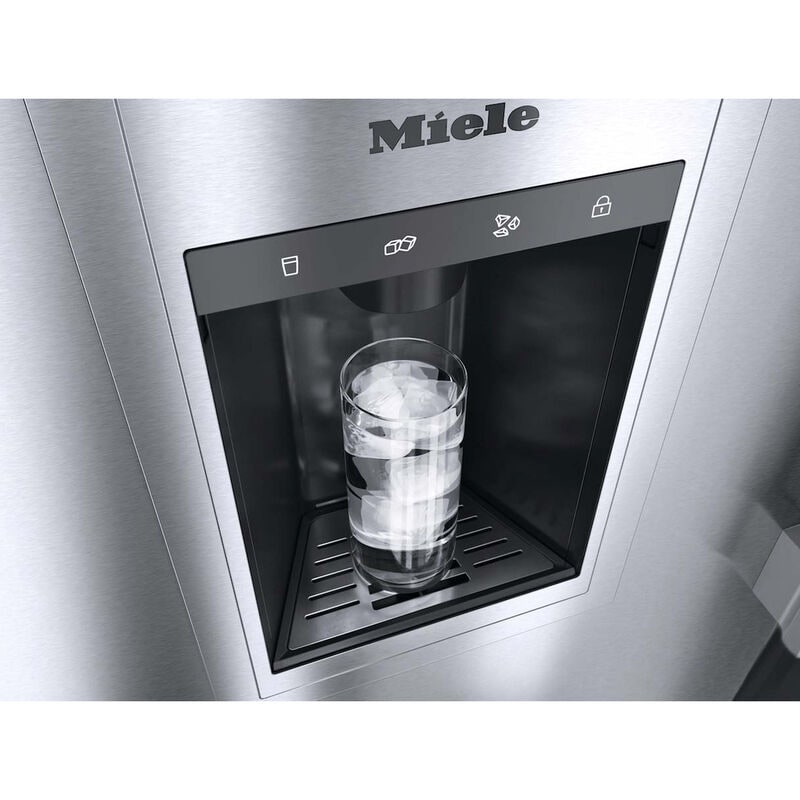 Miele MasterCool Series 18 in. 7.8 cu. ft. Built-in Smart Compact Upright Freezer with Ice-Maker & Adjustable Shelves - Custom Panel Ready, , hires