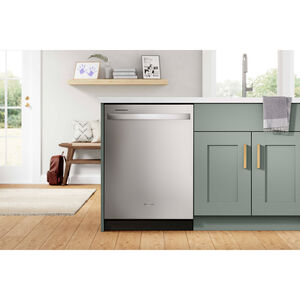 Whirlpool 24 in. Top Control Dishwasher with 50 dBa Sound Level - Fingerprint Resistant Stainless, , hires