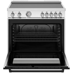 Bertazzoni Master Series 36 in. 5.9 cu. ft. Convection Oven Freestanding Electric Range with 5 Induction Zones - Stainless Steel, , hires