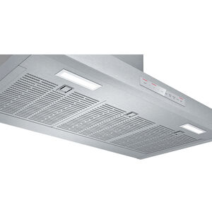 Bosch 500 Series 36 in. Smart Convertible Chimney Style Range Hood with 600 CFM, 4 Fan Speeds & 2 LED Lights - Stainless Steel, , hires