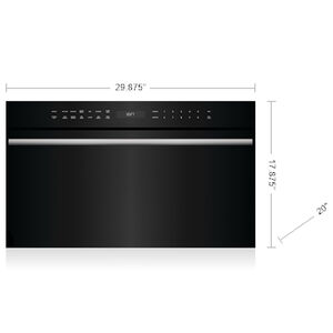 Wolf M Series 30 in. 1.6 cu.ft Built-In Microwave with 10 Power Levels & Sensor Cooking Controls - Black, , hires