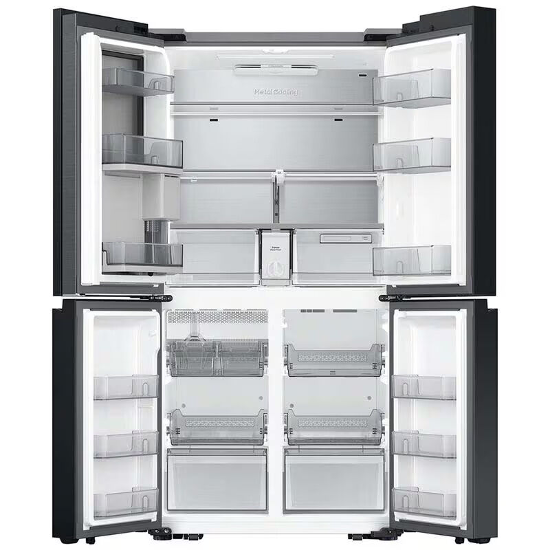 Samsung Bespoke 36 in. 22.5 cu. ft. Smart Counter Depth 4-Door French Door Refrigerator with Internal Water Dispenser - Fingerprint Resistant Stainless Steel, Fingerprint Resistant Stainless, hires
