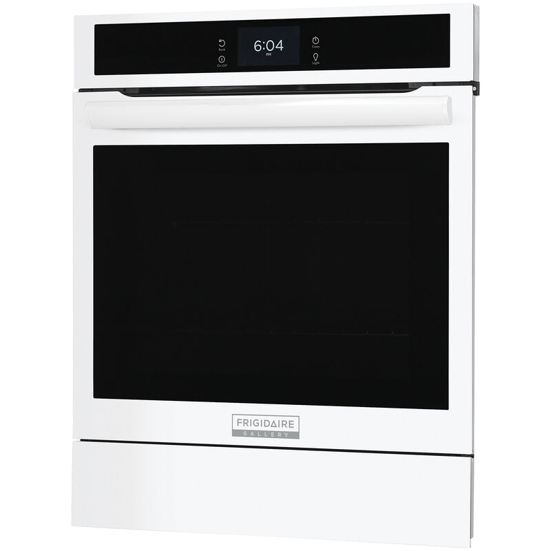 Frigidaire Gallery 24 in. 2.8 cu. ft. Steam Electric Single Wall Oven with True European Convection - White, White, hires