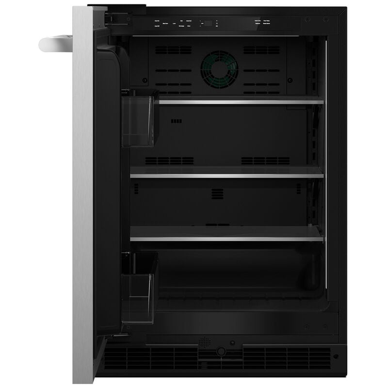 JennAir Rise 24 in. 5.0 cu. ft. Left-Hinged Built-In Undercounter Refrigerator - Stainless Steel, , hires