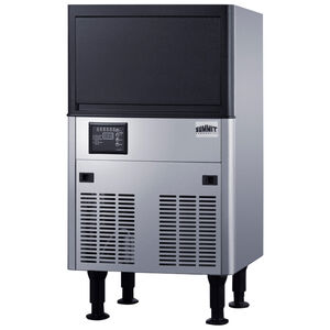 Summit 20 in. Commercial-Use Ice Maker with 33 lb. Ice Storage, Auto-Defrost & Digital Control - Stainless Steel, , hires