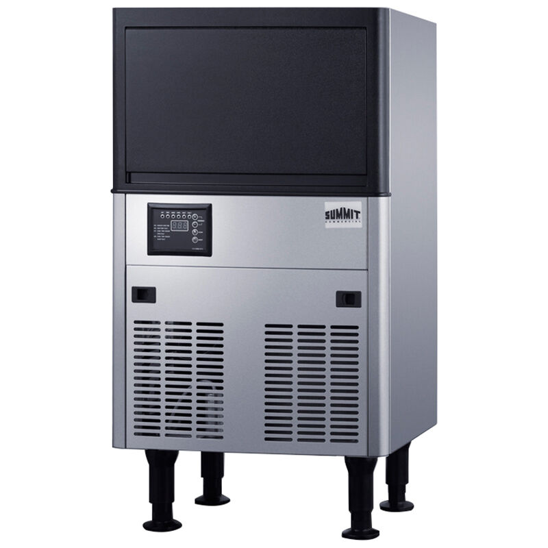 Summit 20 in. Commercial-Use Ice Maker with 33 lb. Ice Storage, Auto-Defrost & Digital Control - Stainless Steel, , hires