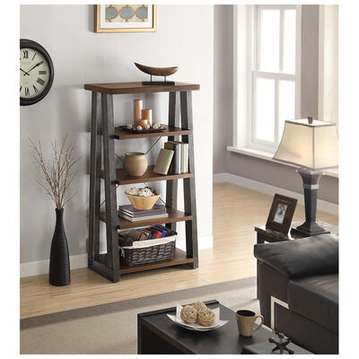 Whalen 32" 4-Shelf Audio Cabinet - Warm Brown | AT326012STB