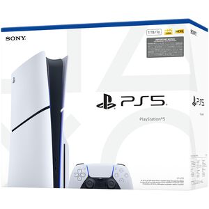 Sony PlayStation 5 Physical Slim Console - 1TB - White, , hires