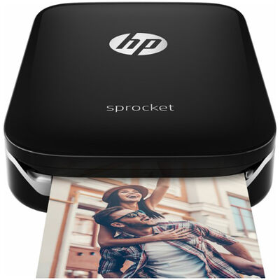 HP Sprocket Bluetooth Mobile Photo Printer - Black | SPROCKETBK