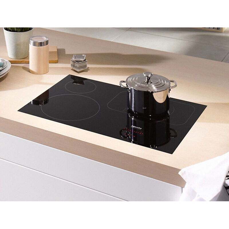 Miele 30" Induction Cooktop with 4 Smoothtop Burners Black P.C