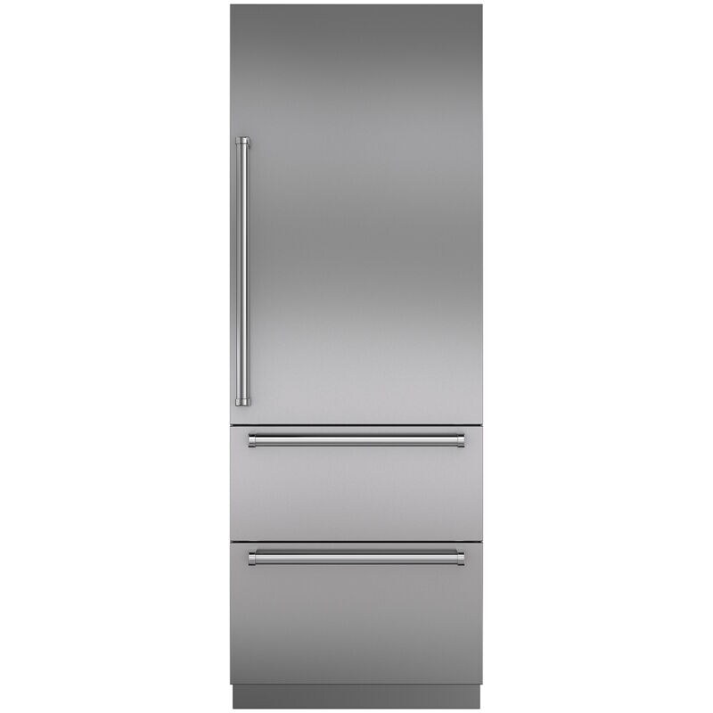 Sub-Zero Designer 30 in. 15.0 cu. ft. Built-in Smart Double-Drawers Upright Freezer with Ice-Maker & Adjustable Shelves - Custom Panel Ready, , hires