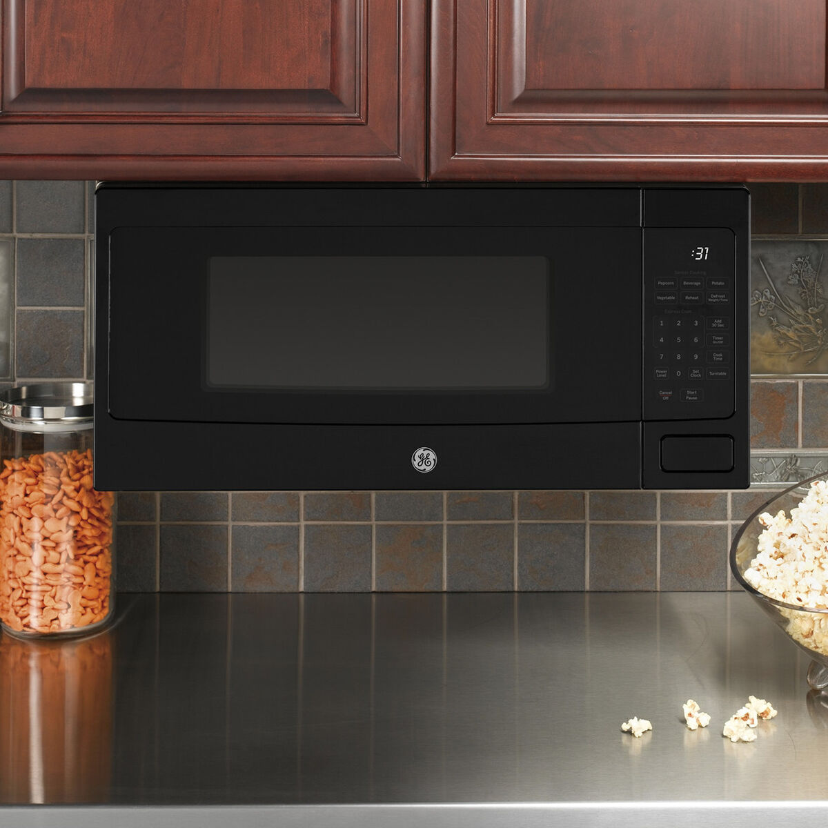 GE Profile 24 in. 1.1 cu.ft Countertop Microwave with 10 Power