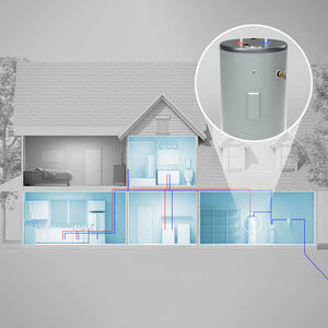 GE Electric 40 Gallon Tall Water Heater with 10-Year Parts Warranty, , hires