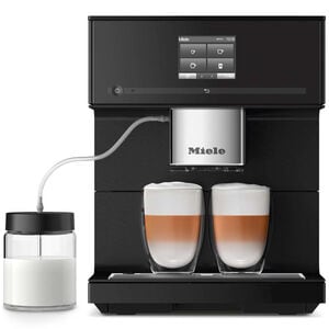 Miele Countertop Coffee Machine with CoffeeSelect & AutoDescale - Obsidian Black, , hires