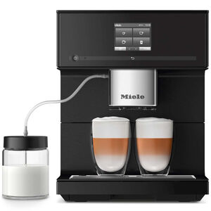 Miele Countertop Coffee Machine with CoffeeSelect & AutoDescale - Obsidian Black, , hires