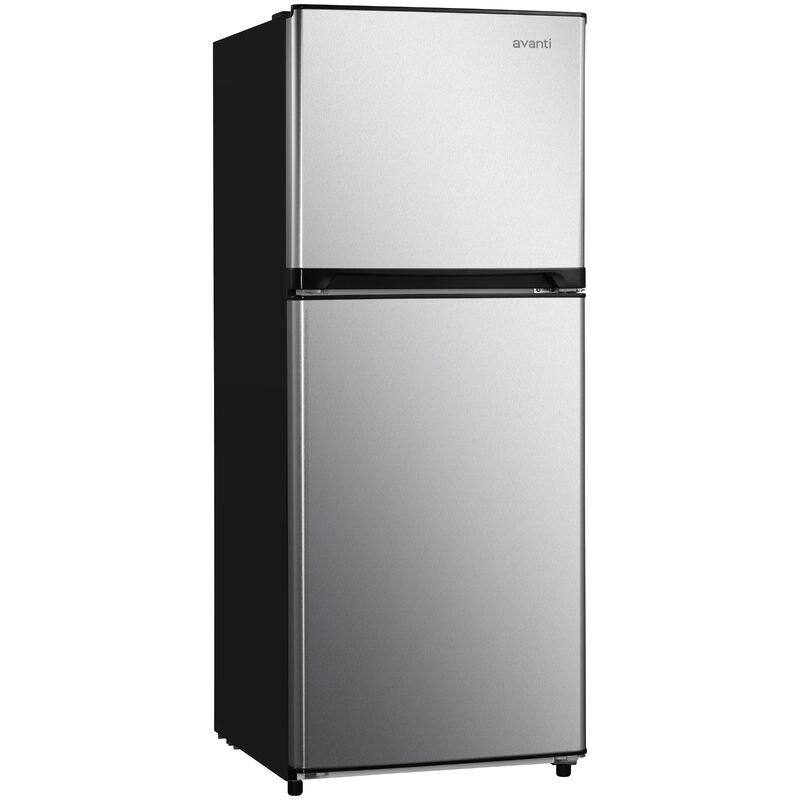 Avanti 24 in. 10 cu. ft. Counter Depth Top Freezer Refrigerator - Stainless Steel, , hires