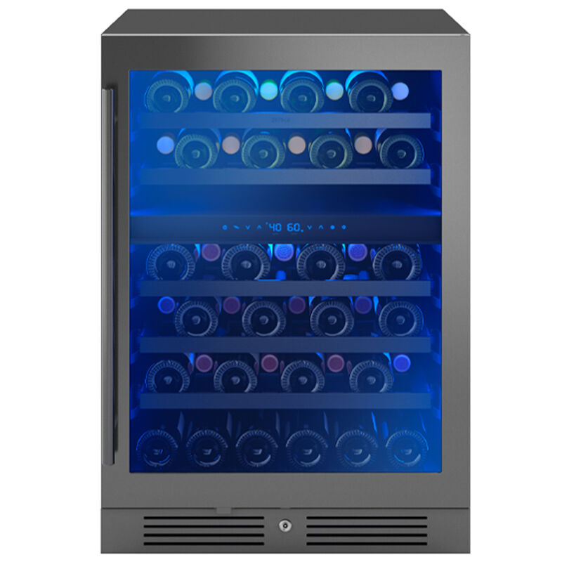 Zephyr Presrv Series 24 in. Undercounter Wine Cooler with Wood