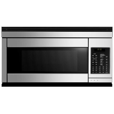Fisher & Paykel Series 5 30 in. 1.1 cu. ft. Over-the-Range Microwave with 10 Power Levels, 240 CFM & Sensor Cooking Controls - Stainless Steel | CMOH30SS3T