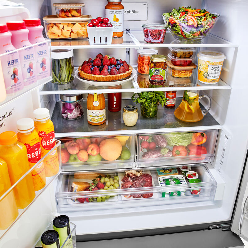 LG 36 in. 30.7 cu. ft. Smart French Door Refrigerator with Ice & Water Dispenser - PrintProof Stainless Steel, , hires