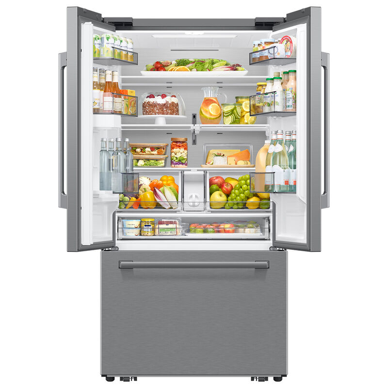 Samsung Bespoke 36 in. 29.5 cu. ft. Smart French Door Refrigerator with Internal Water Dispenser - Fingerprint Resistant Stainless, , hires