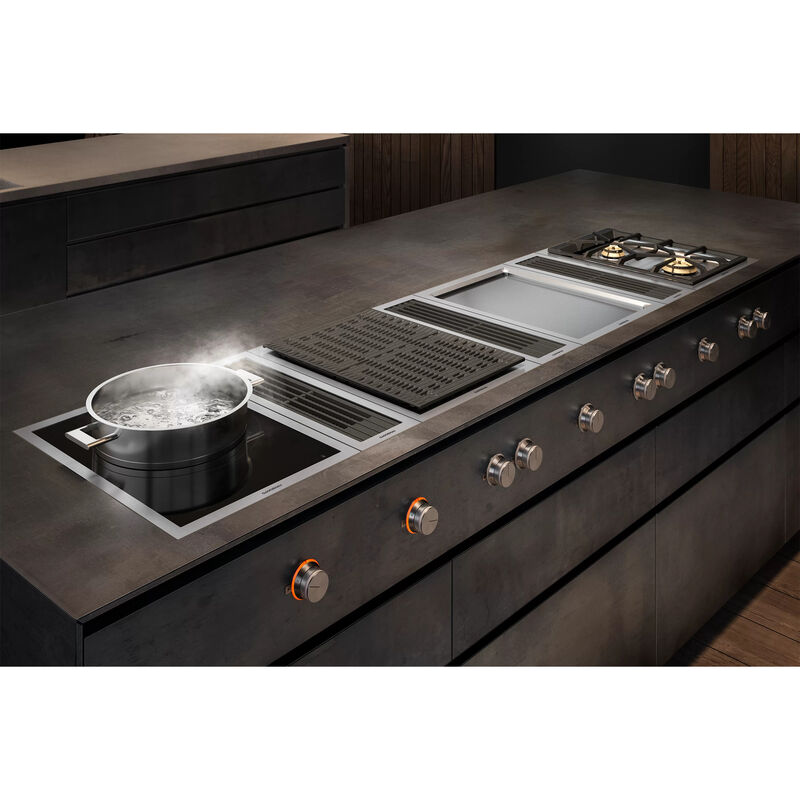 Gaggenau Vario 400 Series 15" Electric Cooktop with 2 Burners & Griddle - Stainless Steel, , hires