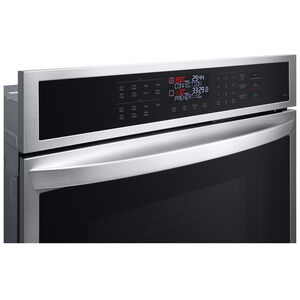 LG 30 in. 9.4 cu. ft. Smart Front Control Electric Double Wall Oven with Standard Convection - PrintProof Stainless Steel, , hires