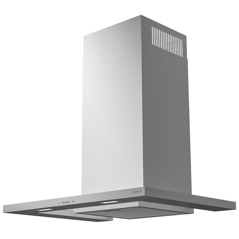 Zephyr 30 in. Chimney Style Range Hood with 5 Speed Settings, 600 CFM, Convertible Venting & 2 LED Lights - Stainless Steel, , hires