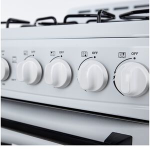 Avanti 20 in. 2.1 cu. ft. Gas Range with 4 Sealed Burners - White, , hires