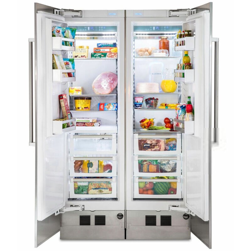 Viking 7 Series 24 in. 12.2 cu. ft. Built-in Upright Freezer with Ice-Maker & Adjustable Shelves - Custom Panel Ready, , hires