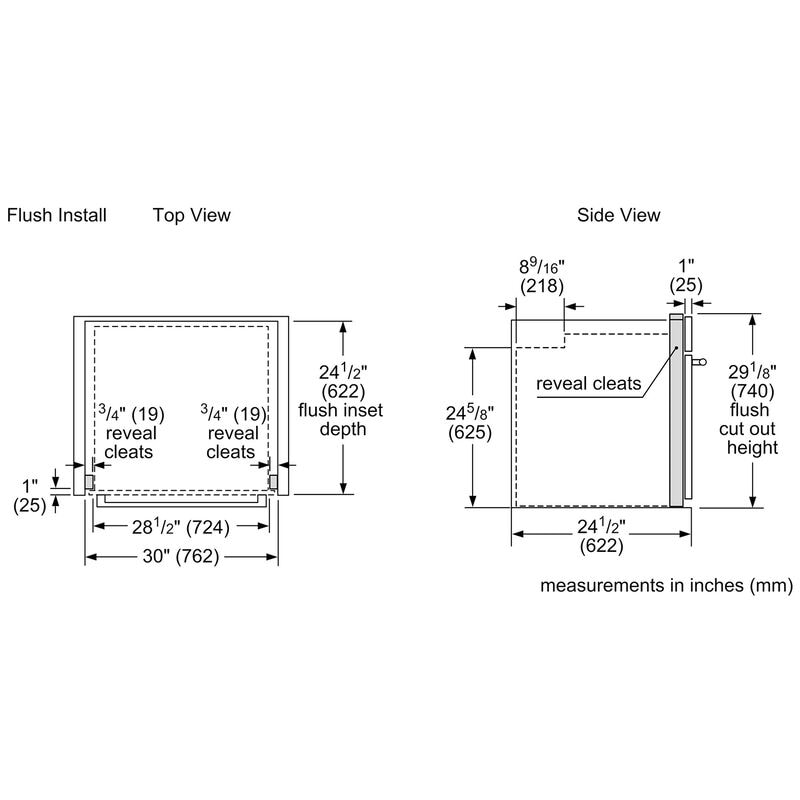 Thermador Masterpiece Series 30 in. 4.5 cu. ft. Smart Electric Single Wall Oven with True European Convection - Stainless Steel, , hires