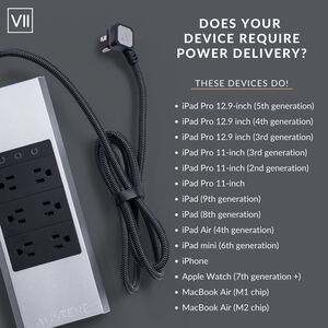 Austere VII Series 6-Outlet 4,000 Joules Surge Protector with 45 Watt PD Port, , hires