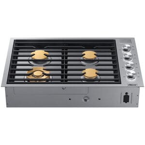 Dacor Contemporary 30 in. 4-Burner Smart Natural Gas Cooktop with Simmer Burner & Power Burner - Silver Stainless, , hires