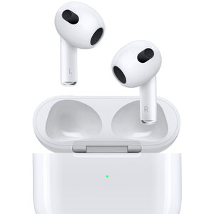 Apple - AirPods (3rd generation) with Lightning Charging Case - White, , hires