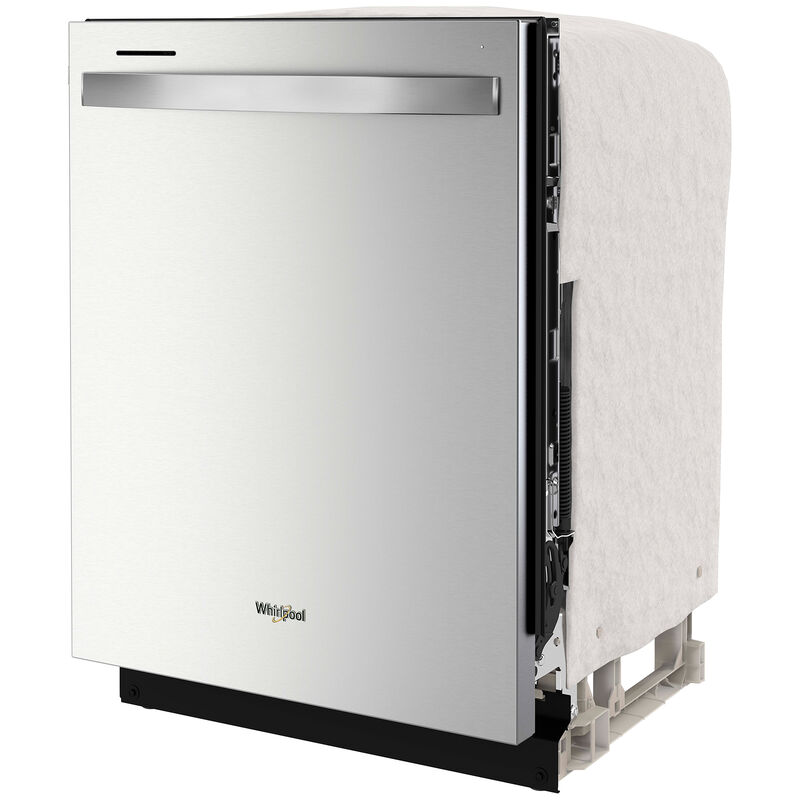 Whirlpool 24 in. Top Control Dishwasher with 50 dBa Sound Level - Fingerprint Resistant Stainless, , hires