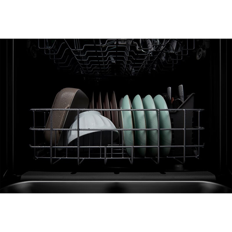 Whirlpool 24 in. Top Control Dishwasher with 55 dBa Sound Level & Pocket - White, White, hires