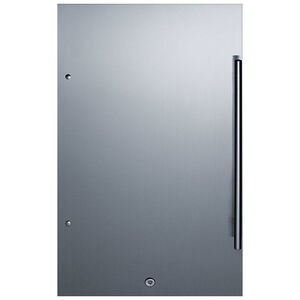 Summit 19 in. 3.1 cu. ft. Left-Hinged ADA Compliant Undercounter Refrigerator - Stainless Steel, , hires