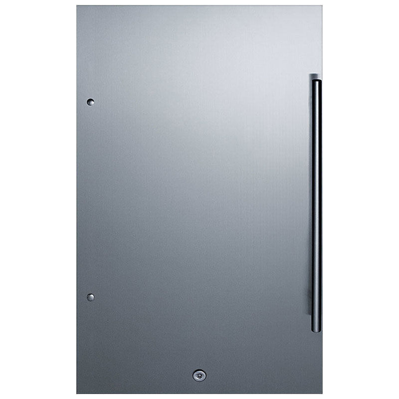 Summit 19 in. 3.1 cu. ft. Left-Hinged ADA Compliant Undercounter Refrigerator - Stainless Steel, , hires