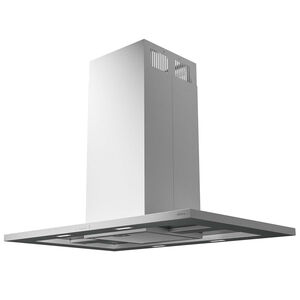Zephyr 36 in. Convertible Chimney Style Range Hood with 600 CFM, 5 Fan Speeds & 4 LED Lights - Stainless Steel, , hires