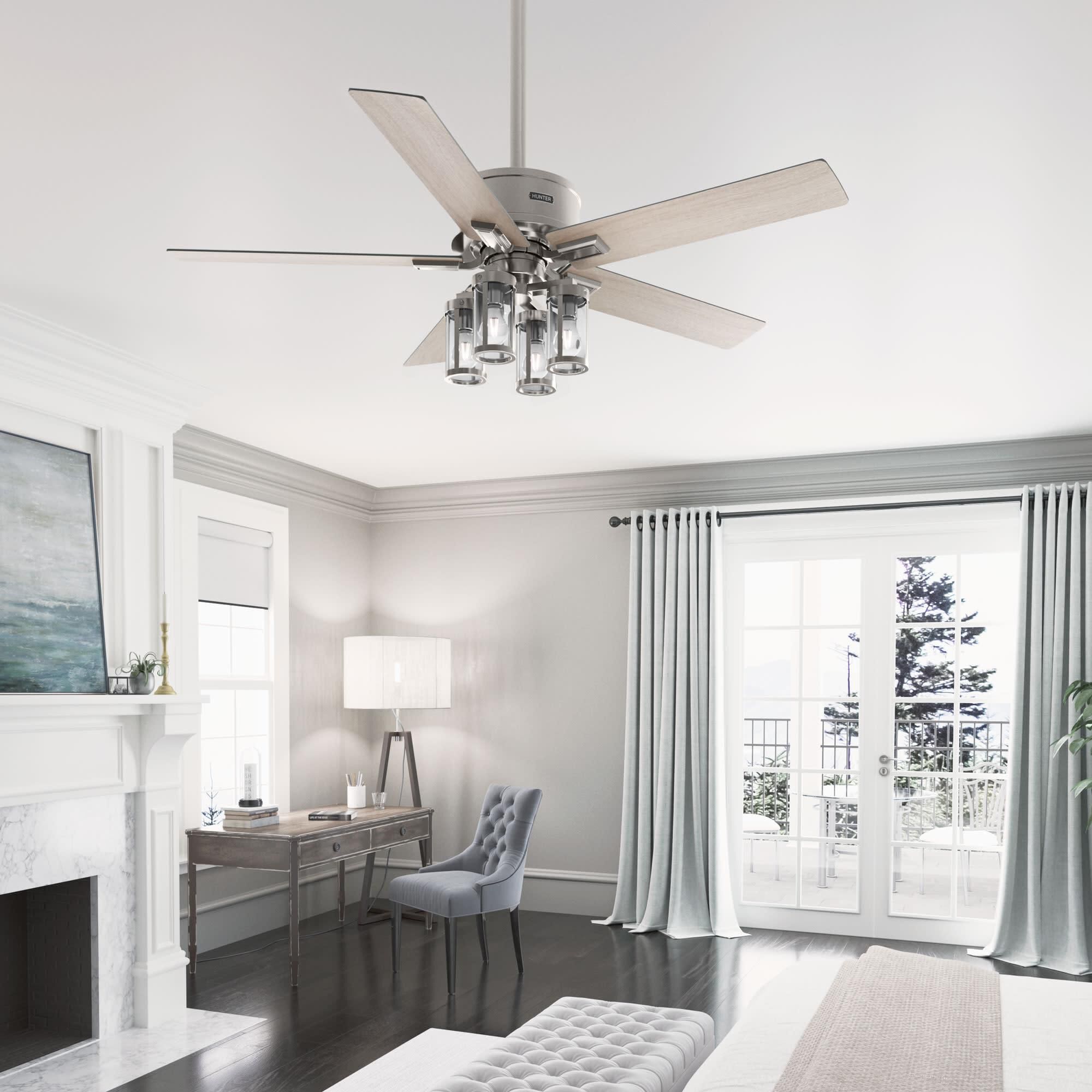 Hunter 52 in. Astwood II Ceiling Fan with LED Light Kit & Handheld