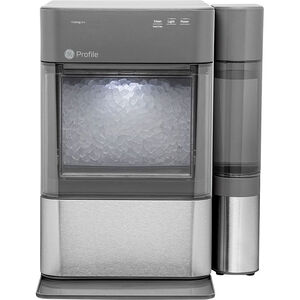 GE Profile 13 in. Ice Maker with 3 Lbs. Ice Storage Capacity, Self- Cleaning Cycle & Digital Control - Stainless Steel, , hires