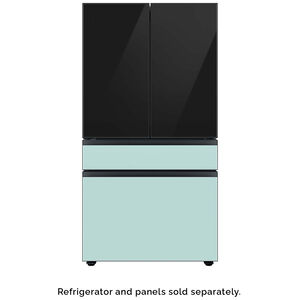 Samsung BESPOKE 4-Door French Door Middle Panel for Refrigerators - Morning Blue Glass, , hires