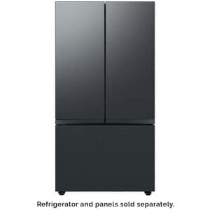 Samsung BESPOKE 3-Door French Door Bottom Panel for Refrigerators - Matte Black Steel, , hires